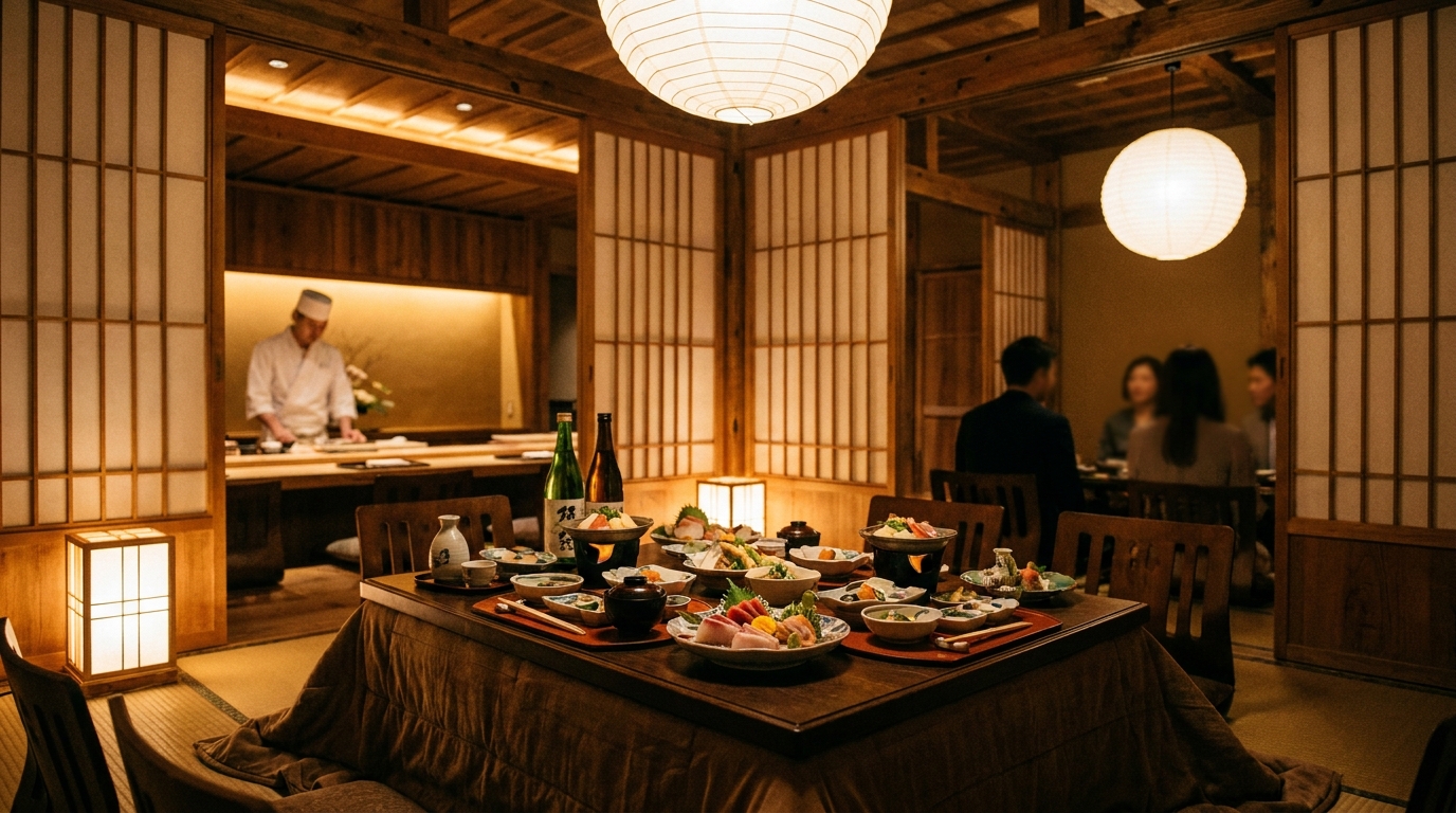 京都駅で心温まる宴会を。全席個室で愉しむ旬の味覚と贅沢なひととき